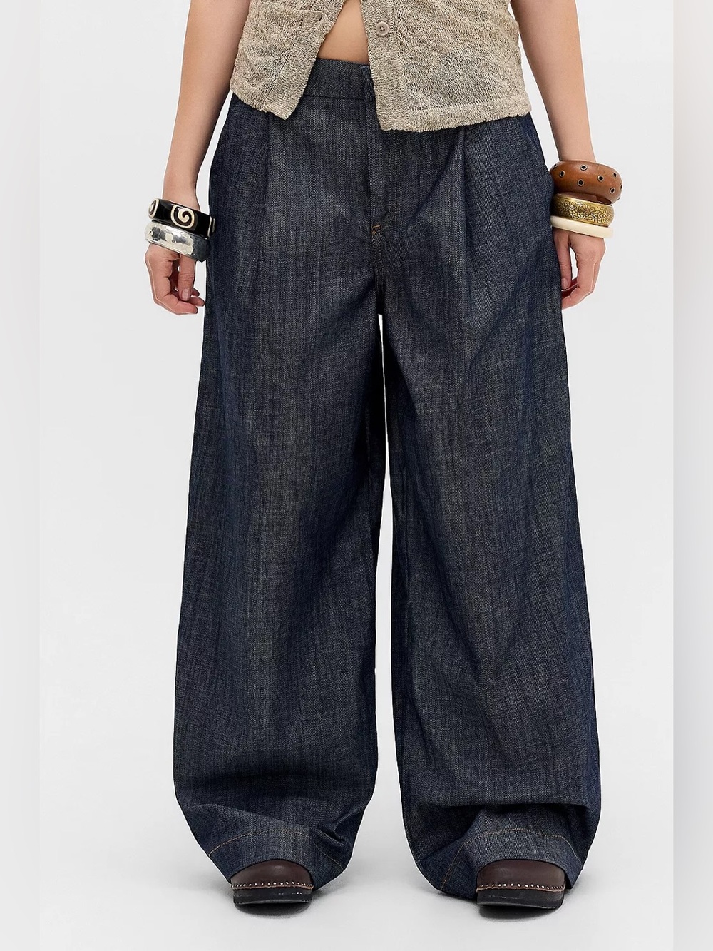BDG Blue Ray Raw Denim Chino Trousers 29 W 32L NWT